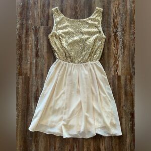 Windsor gold sequin dress